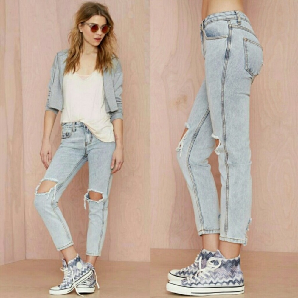 UNIF Busted Distressed Jeans - Picture 3 of 5